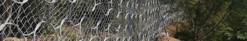 Passive Slope Protection Net product photo showing the product structure