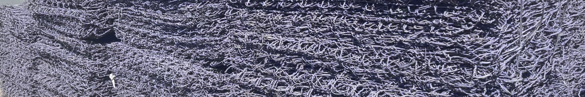 PE/PVC Coated Gabion Mesh product photo showing the product structure