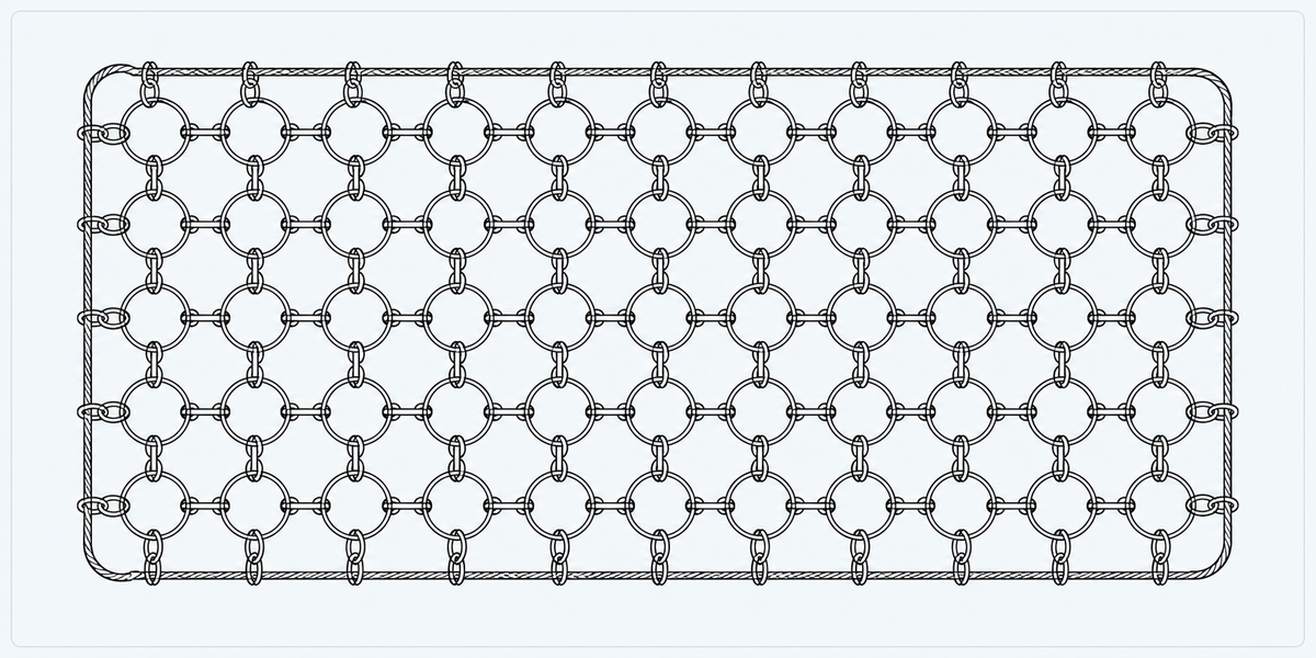 Ring Net structure detail image showing key components and connections